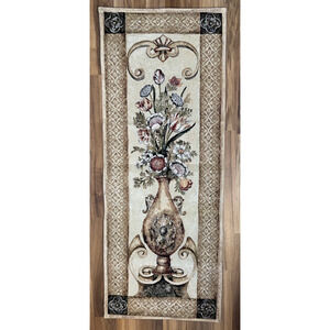 Edens Botanical II Floral Tapestry Wall Hanging 20x51.5 Contemporary Decor